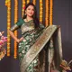 B GREEN__Royal Rajgharana Sarees